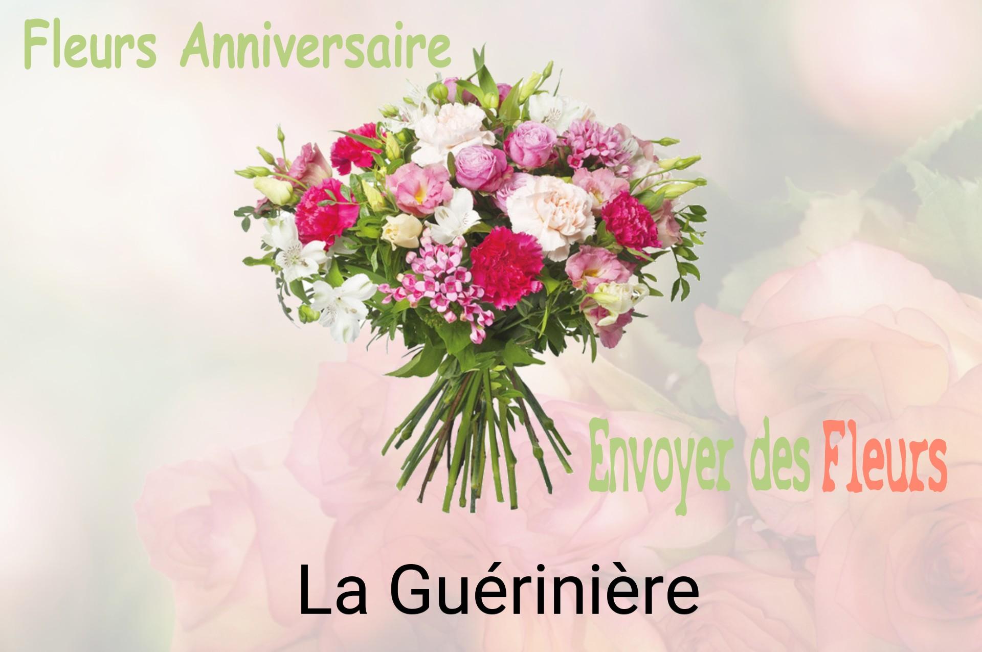 Bouquet de fleurs d’anniversaire livré à La Guérinière